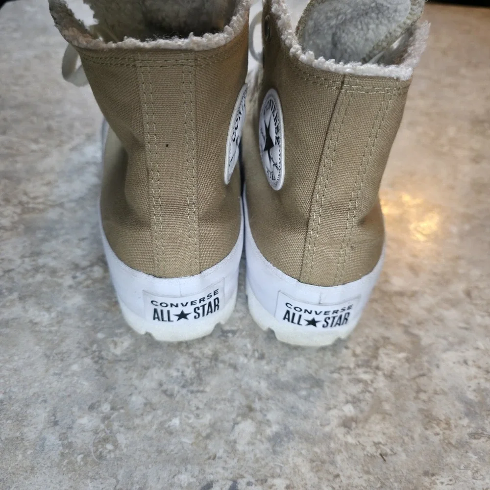 Converse Chuck Taylor Platform Nomad Womens 7‎ All Star High Lugged Tan Khaki